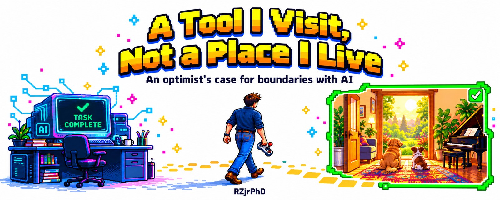 Cover artwork for A Tool I Visit, Not a Place I Live.